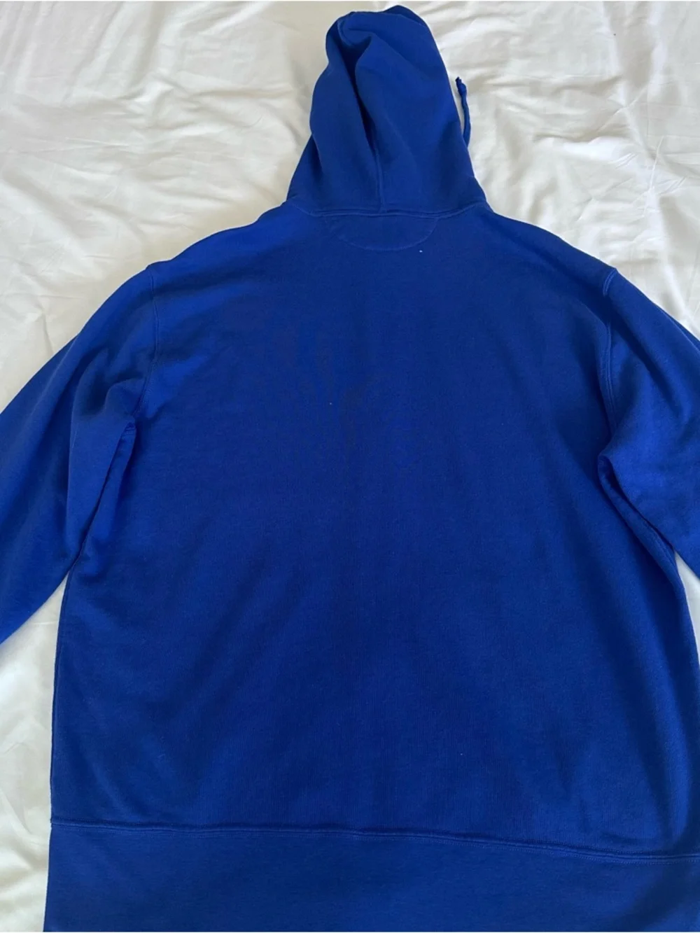 Polo Ralph Lauren Full Zip Hoodie‎ Blue Red Pony Logo Sweatshirt Fleece Mens LRG